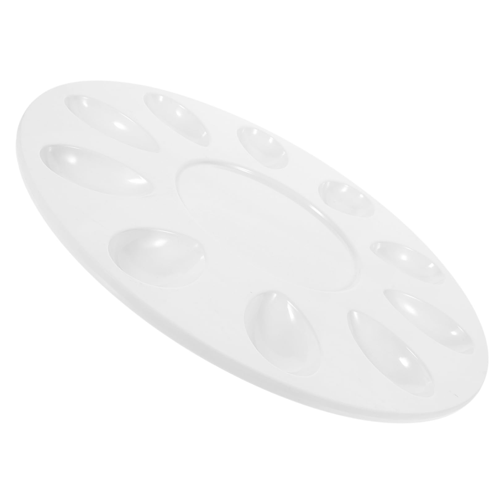 NAMOARLY Deviled Egg Tray Serving Tray Egg Dish Deviled Simple Deviled Egg Platter Deviled Egg Dispenser Deviled Egg Serving Platter Egg Protective Holder Egg Storage Base Melamine White