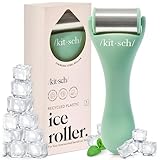 Kitsch Ice Roller for Face – Stainless Steel Ice Face Roller to Reduce Puffiness, Redness & Headaches – Cooling Facial Roller for Skin Care, Irritation Relief & Spa-Like Experience at Home - Mint