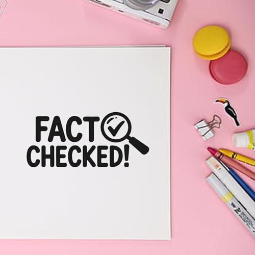 Psi Pre-Inked Teacher Grading Tool, Student Work Stamp, Fact Checked Crisp Impression for Quick Classroom Marking On Homework, Worksheets, Essays, Tests, School Supplies, Office