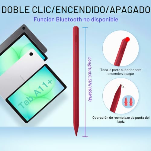 Pluma stylus Tab A11+ para evitar huellas en pantalla táctil de tablet Android A11 3