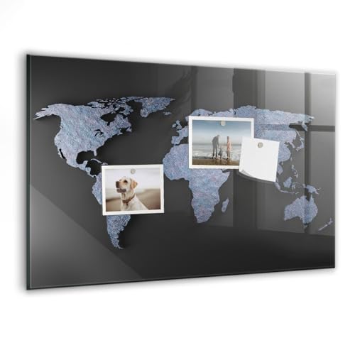 Tableau magnétique verre cuisine et bureau pour planifier vos journées
