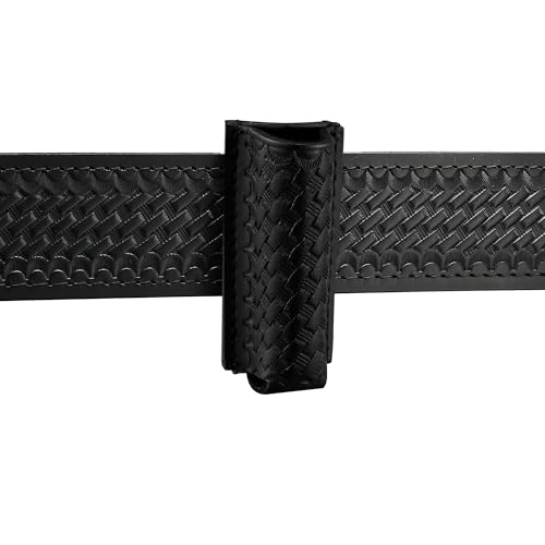 Cuir noir de qualité supérieure pour le support de lampe de poche Shield Wallets Strion