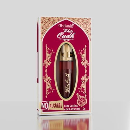 عطر عود ابيض دوار من سلسلة جولد للرجال والنساء من النعيم - عبوة من 4 قطع (6 مل لكل منهما)