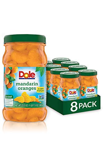 Dole mandarin oranges in 100% fruit juice, 23.5 oz resealable jar…