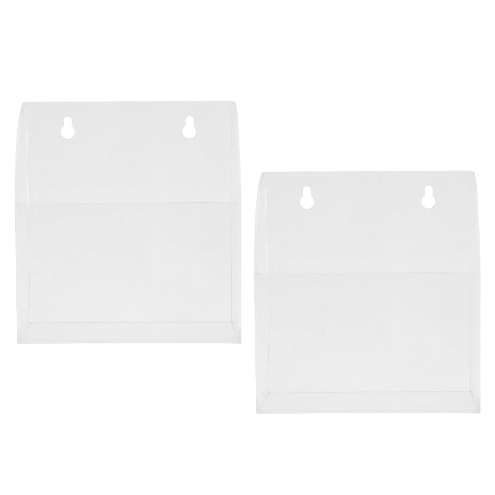 SOIMISS 2 Piezas Caja Organizadora para a Distancia de Pared de Acrílico Diseño Contemporáneo para Almacenar Suministros de Oficina U Oficina
