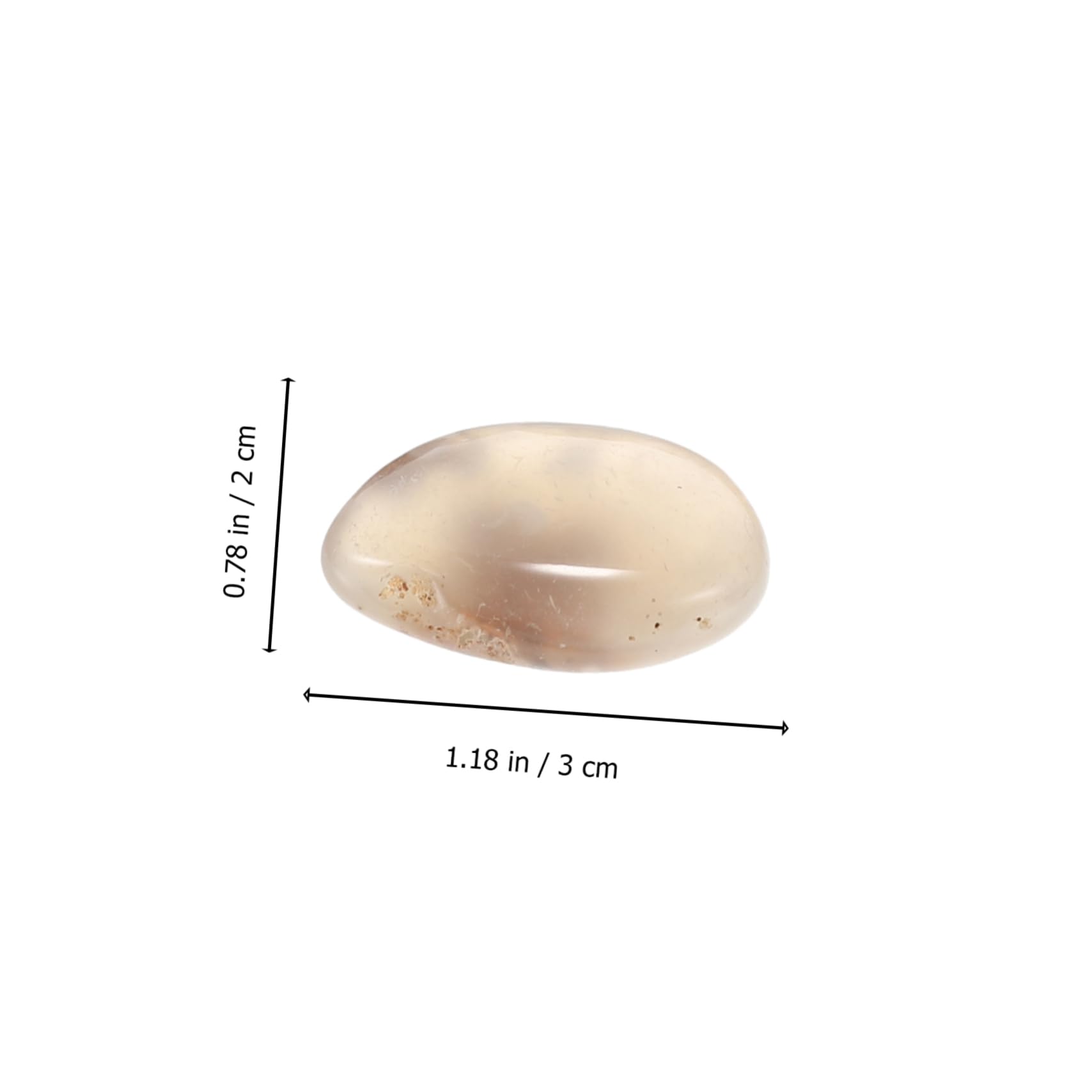 Abaodam Guijarros de Acuario 500g de Piedra Pulida para Maceta y Acuario | Brillantes y Lavables, para Entretenimiento y Fiestas, Acabado Pulido, Bolsa de 500g, Uso Decorativo