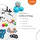 Wonder Workshop Dash Robot Wonder Pack – Coding Robot Educational Bundle for Kids 6+ – Free STEM Apps with Instructional Videos - Launcher toy, Sketch Kit drawing, Gripper Building