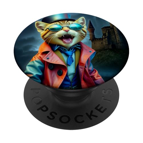 Blood Rage Midnight Meoster PopSockets PopGrip Interchangeable