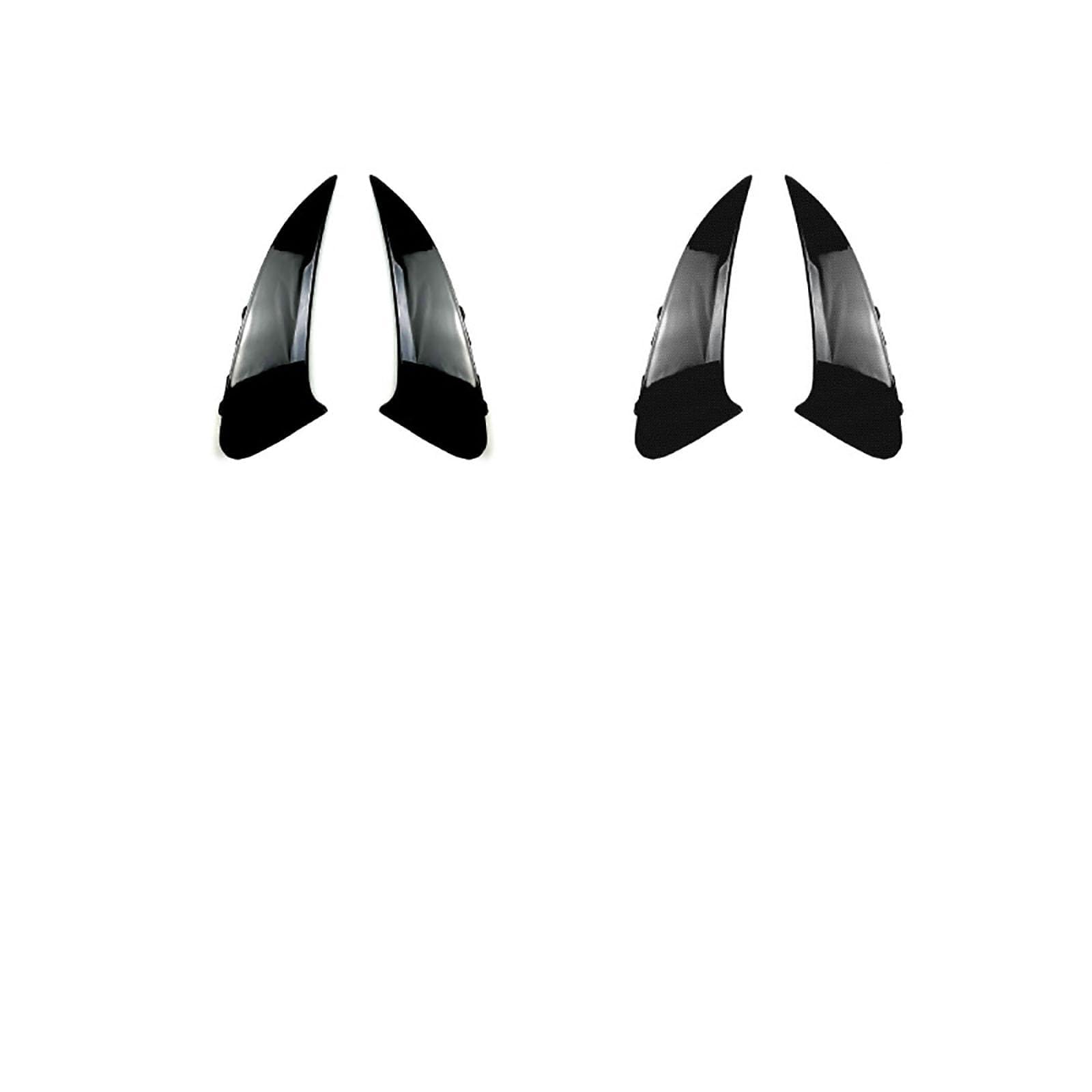 YPSBBHD Compatible with Benz CLA C118 X118 CLA200 AMG 2020+, 2PCS Rear Bumper Spoiler Side Canard Air Vent Cover,Glossy Black