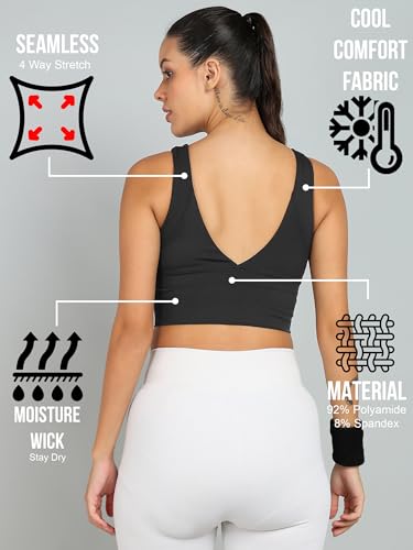 Image of Kobo Women Seamless Sports Active Wear Top (Imported)