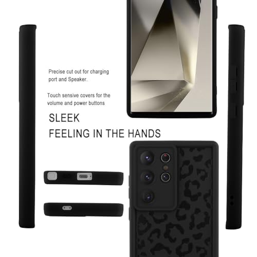 Image of Compatible with Samsung Galaxy S24 Ultra Case, Black