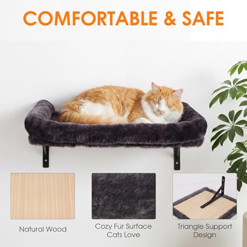 Sistema de Estantes para Gatos 5en1 Negro miniatura 5