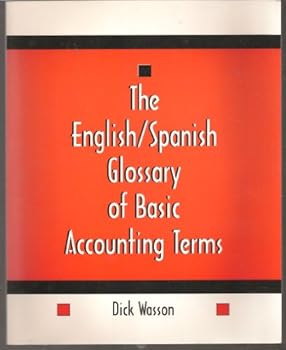 Paperback English/Spanish Glossary Accounting Terms Book
