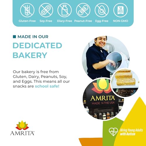 Amrita Dried Chopped Dates With Rice Flour 2 Lb | Gluten-Free Snack | Diced Dates Packed Fresh In Resealable Bags | Vegan, Non-Gmo thumb #3