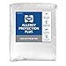Sealy Allergy Protection Plus Waterproof Fitted Toddler and Baby Crib Mattress Pad Cover/Protector - Allergen Barrier, Hypoallergenic Quilted Filling, Soft Top Layer, Easy-to-Clean, 52" x 28", White