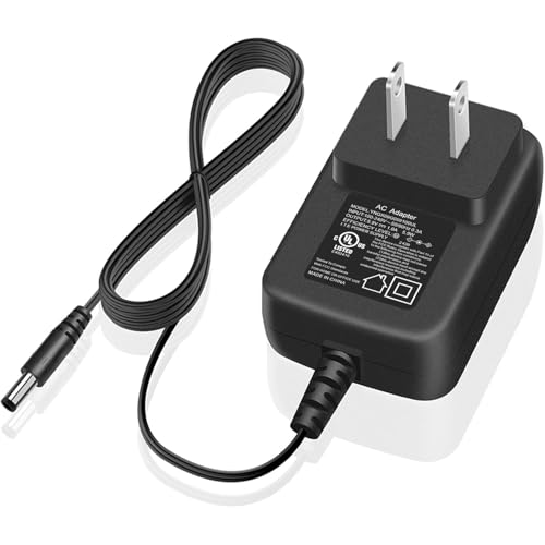 VIFOCUFY Power Cord for Turbo Scrub 360 Scrubber Brush Spin RH030 TSDX-MO6 TS-MC63 TSDX-M06 SW059075A AC Adapter Charger Power Supply with UL Listed