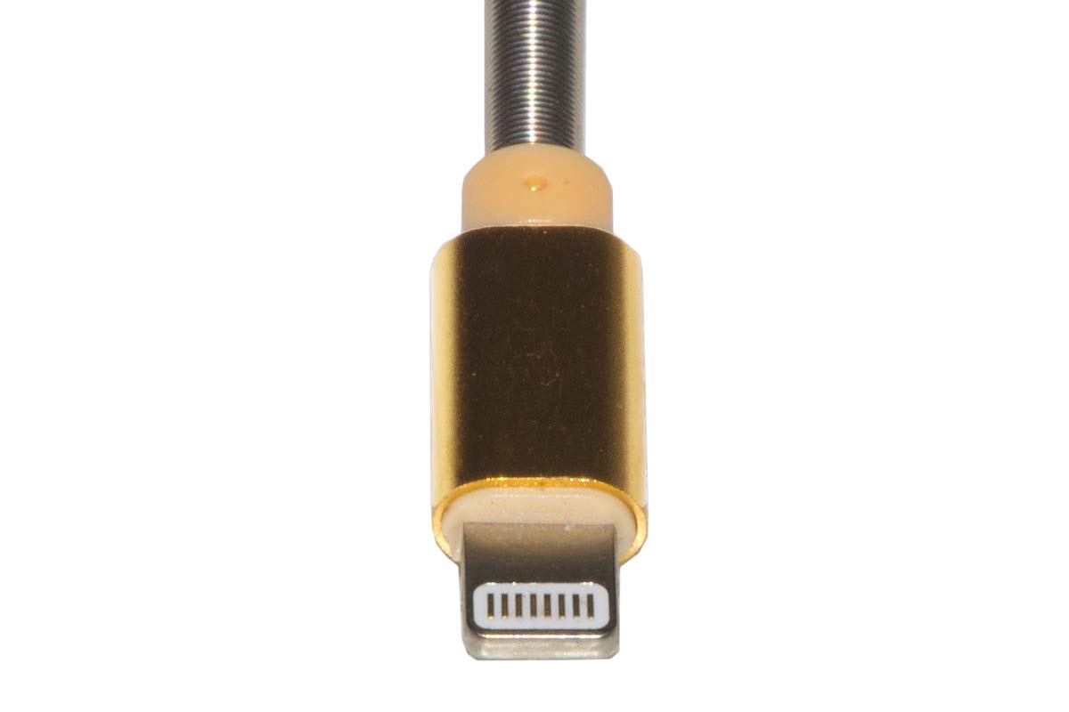 Cavo Micro USB Guaina Intrecciata USB2.0 A M/MicroB M 1m Blu/Arancio su
