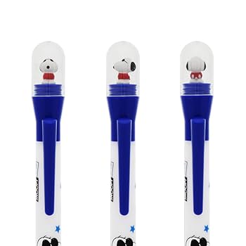 Amazon | サンスター文具 スヌーピー 油性ボールペン くるくる