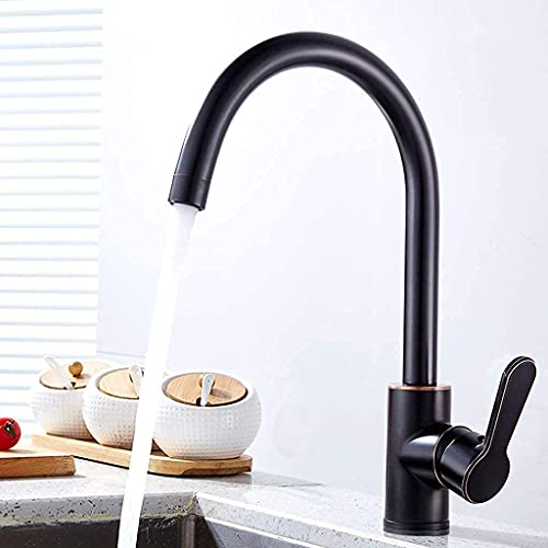 Robinet mitigeur de cuisine inox 304 installation monotrou pour évier - 6