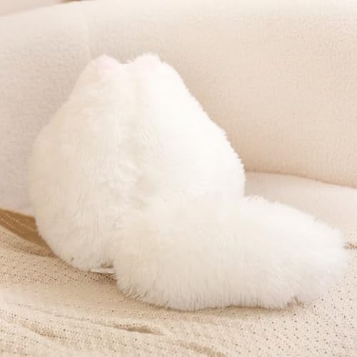 Image of Winsterch Stuffed Animal Plushie Cat Stuffed Animal,Cute Soft Plush Cat Animals,White Stuffed Cat, Birthday for Kids,Boys,Girls,Fat Cat Stuffed Toy (White, 10 Inches)
