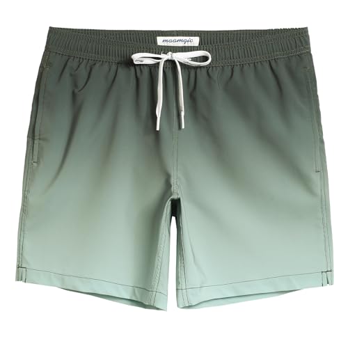Image of maamgic Mens 7 inch Stretch Swim Trunks Quick Dry Mesh Lining Swimwear Bathing Suits
