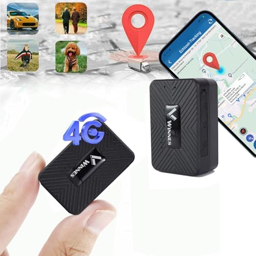 Zeerkeer 4G GPS Tracker with SIM Card, 1500mAh Rechargeable