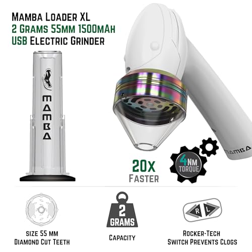 Image of Mamba XL Electric Grinder with Color Box. USB Powered Essential Kitchen Mill for Grinding