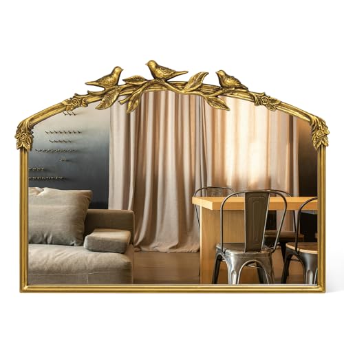 Awhtixbo Rundbogen Spiegel, Der ideale Wanddeko Wandspiegel Barock für...