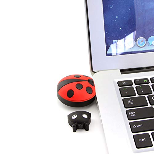 Chuyi Novelty Ladybug Shape Design 64Gb Usb 2.0 Flash Drive Cute Memory Stick Thumb Drive Data Storage Pendrive Cartoon Jump Drive U Disk Gift #TOP5