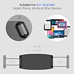 Gooseneck Kindle Tablet iPad Holder Stand for Bed, Flexible Arm Mount for Reading in Bed, Reading Accessories Compatible with iPad mini iPhone/Nintendo Switch/Kindle Fire HD - Image 2