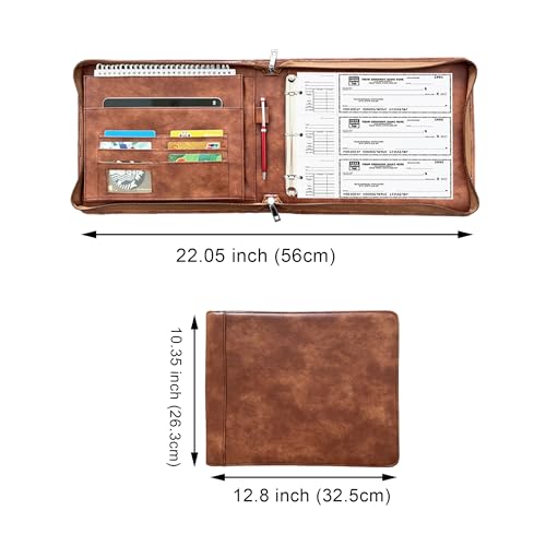 Classeur chèques 3 anneaux : protégez vos documents avec ce journal de bord - 4