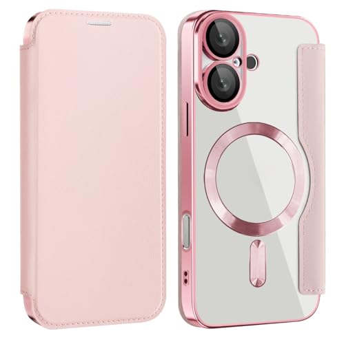 Étui portefeuille iPhone 16 Plus cuir 6.7 pouces antichoc