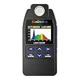 E130 Light Meter – Accurate Lux & Color Temperature (CCT) for Any Light Source, 99-Point Light Mapping, Hold...