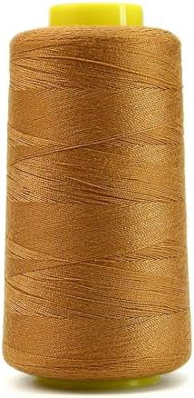 1500 Yards Jean Denim Thread for Sewing Machine, Blue Jean 20s/2 Heavy Duty Strong Thick Bonded Cone Spool 100% Polyester for Shoe Bag Canvas Leather Nylon Hand Quilting, 2.2x4.37