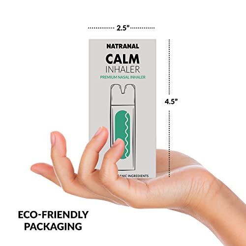 Natranal Calm Nasal Inhaler - 100% Natural & Organic Ingredients, Aromatherapy Inhaler Stick 1 Pack - Image 6