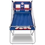 Pop-A-Shot - Dual Shot Sport | Arcade Basketball Game for Home | Paddle Scoring Hoop, 10 Game Modes, 4 Balls | Foldable for Easy Storage | Fun for All Players