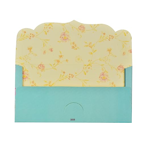 Image of Fonsie cash shagun fancy design envelopes pack of 50 for gifting money on wedding gift, baby shower, shagun, family gatherings(Blue).