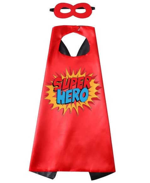 Baby & Sons Superhero-Capes and Masks for Kids Girls, Birthday Party Return Gifts, Superhero Dress Up Cape and Mask (Superhero Capes, Red) (B0BKH2P4DC) Amazon Price History, Amazon Price Tracker