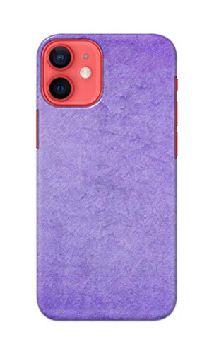 Image of Plain Purple Hard Back Case Cover for Apple iPhone 12 / iPhone 12 Pro (6.1 inch), A2403, A2172, A2402, A2407 Back Cover -(J5) VNS2226
