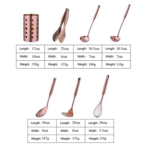 Set de cuisine complet avec baguettes et louche en inox 03
