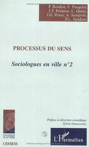 Sociologues en ville, 2 : Processus du sens