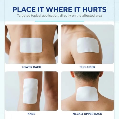 Image of AI Patch 4% Lidocaine Pain Relief Patches, 25 Count, 3 x 5 Inches