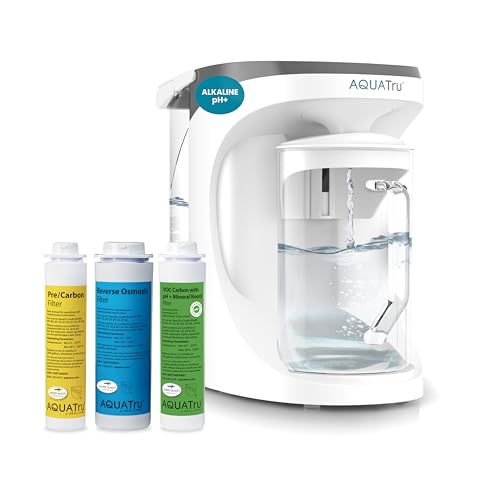 AquaTru Glass Carafe Alkaline
