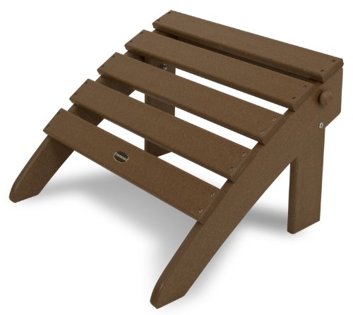 POLYWOOD OT53TE Classic Folding Ottoman, Teak