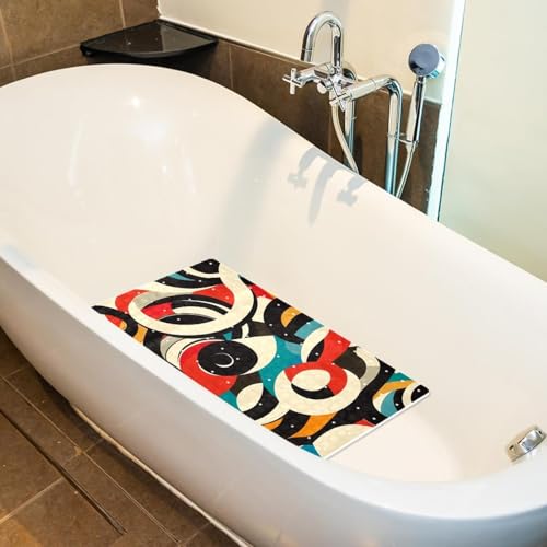 Tapete de baño de secado rápido y gran absorción con gráficos de alta calidad 6