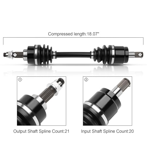 Front Left Right CV Axles set For 2007-2009 For Honda Rancher 420 TRX 420 by senneray - Used condition - Image 3