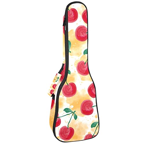 Housse pour ukulélé rouge avec rembourrage en éponge de 10 mm d’épaisseur 53,3 cm avec sangles réglables pour concert… - Les Beatles, Paul McCartney, John Lennon, RIngo Starr, George Harrison Housse pour ukulélé rouge avec rembourrage en éponge de 10 mm d'épaisseur 53,3 cm avec sangles réglables pour concert…