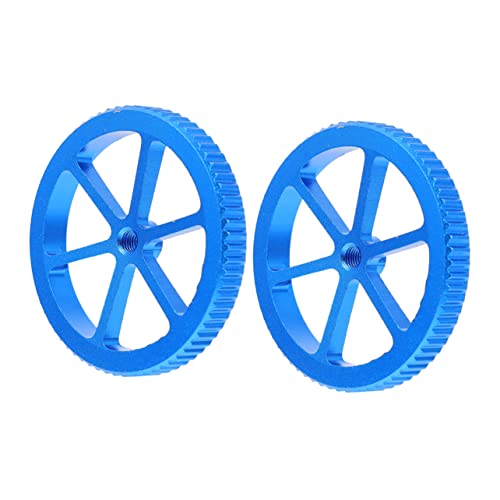 JECOMPRIS 2pcs Metal Thumb Nut Kit Hand-twist Leveling Nuts for Printer Hot Bed Die Screws Printer Leveling Screw Suit f