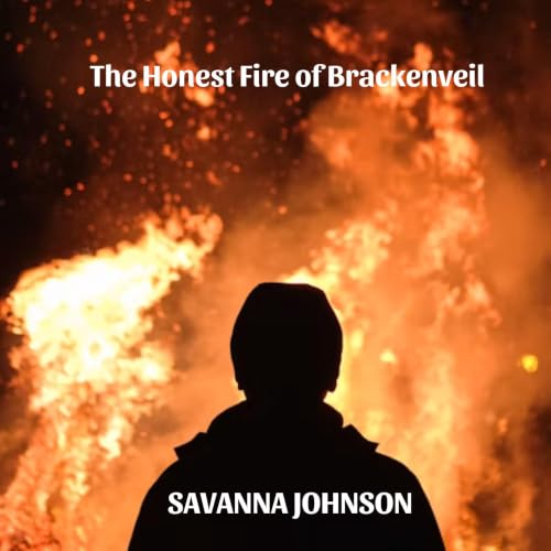 Diseño de la portada del título The Honest Fire of Brackenveil