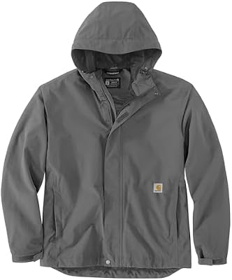 Carhartt Men's Bayou Jacket, Steel, Large
